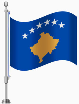 科索沃国旗免扣素材