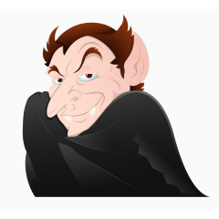 卡通蝙蝠恶魔阴险