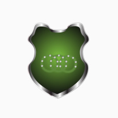 绿色的徽章图标