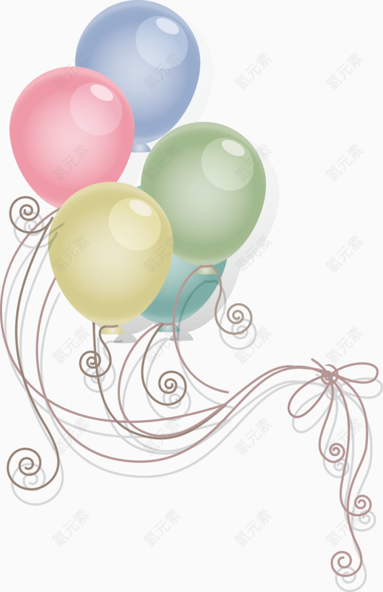 聚会气球素材