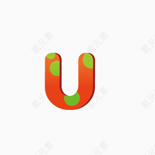 字母U