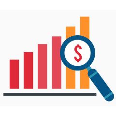 矢量数据放大镜素材