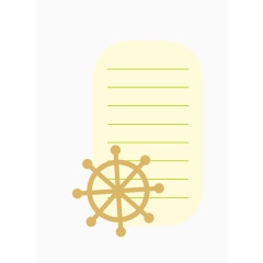 矢量日记本边框