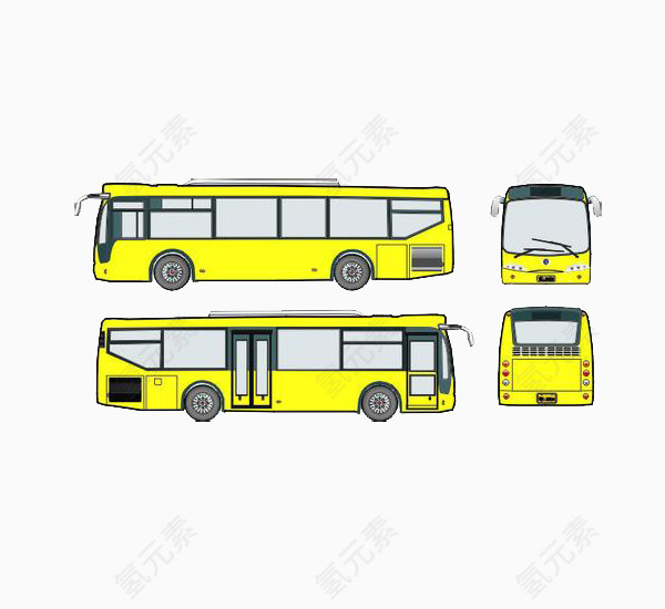 黄色公交车