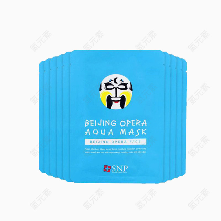 滋润补水保湿包青天脸谱面膜
