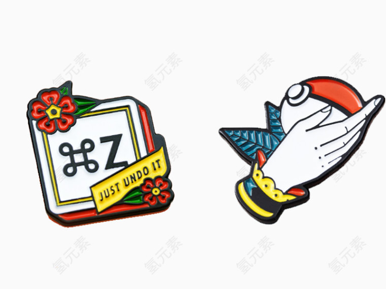 白色简约图标设计