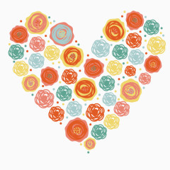 矢量艺术彩绘爱情