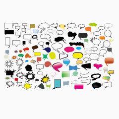 矢量手绘对话框