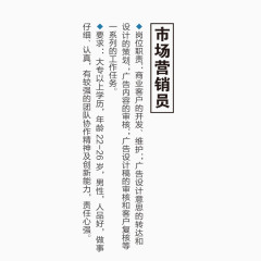 招聘职位内容设计