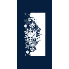 矢量冬季雪花素材