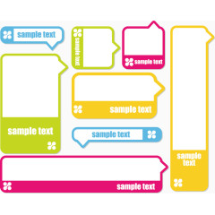 矢量对话框图标