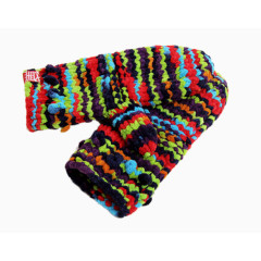 秋冬季可爱女加厚保暖毛线手套