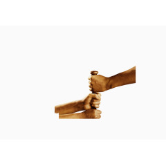 团结手深色 海报