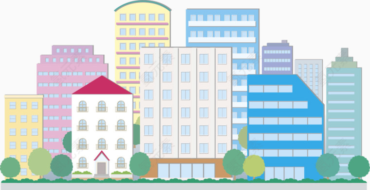卡通建筑
