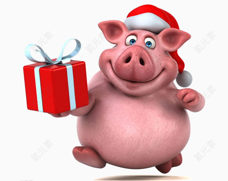 圣诞礼物盒素材免抠