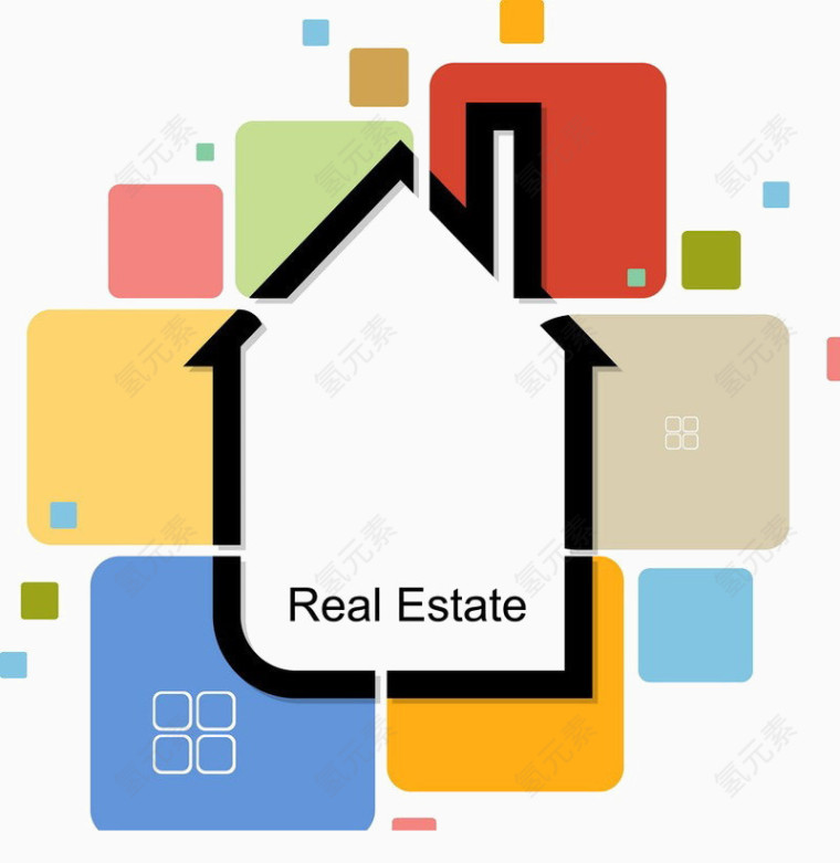 彩色的方块结构