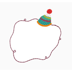 卡通标题框素材