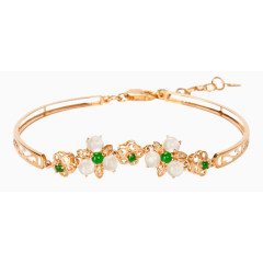 金三叶草形时尚手链