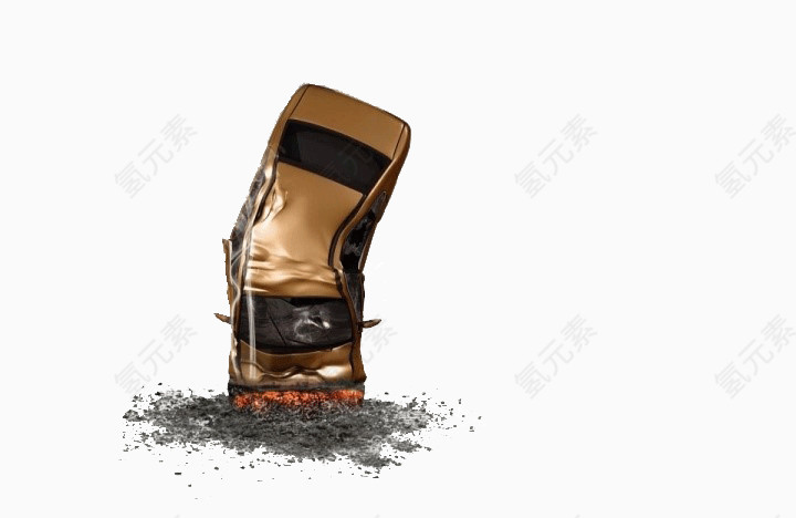 汽车和烟灰
