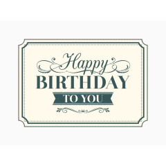 创意生日贺卡矢量素材