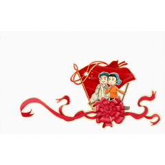 卡通五星红旗的图片