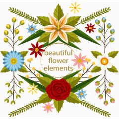 美丽的玫瑰百合