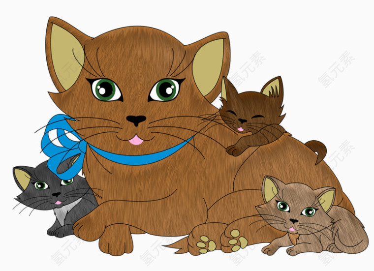 可爱的小猫