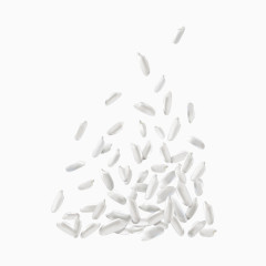 洁白米粒设计矢量素材
