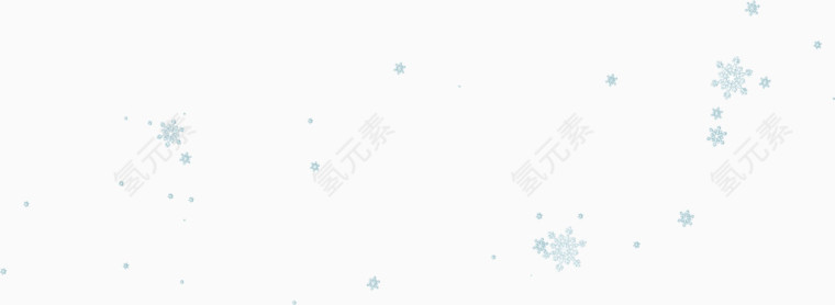 不规则漂浮雪花