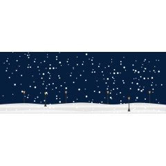 雪景冬季大雪素材