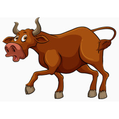 卡通老牛