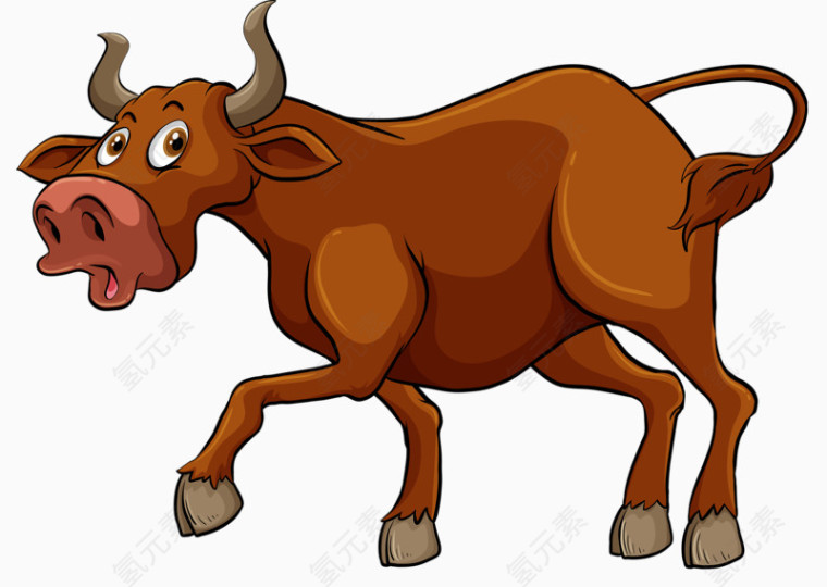 卡通老牛