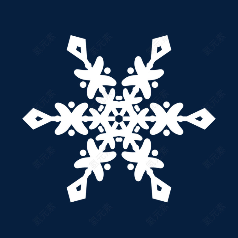 雪花 白色