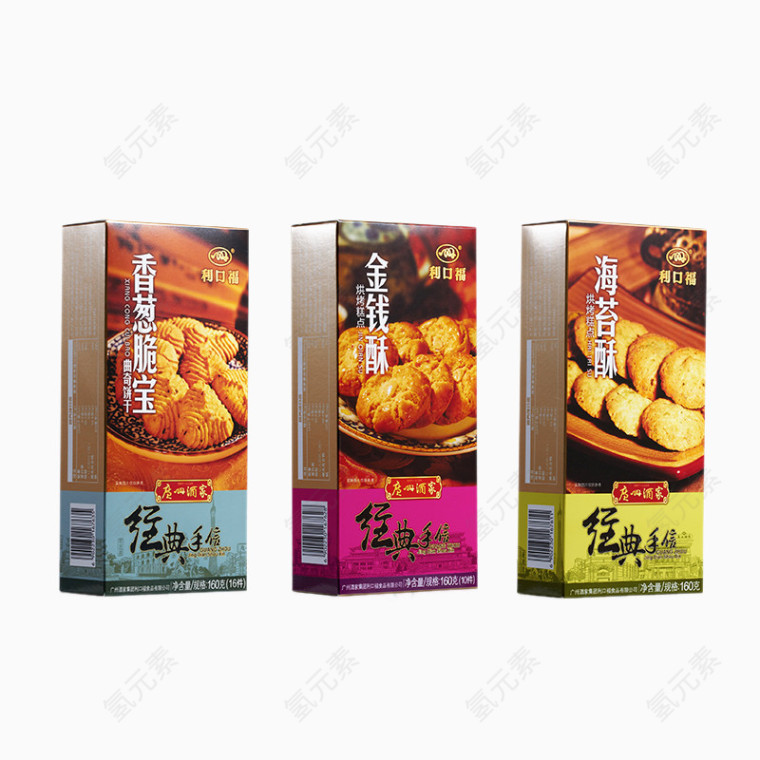 利口福广东特产多口味饼酥