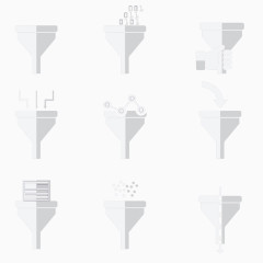 漏斗矢量素材