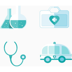 绿色医院救护车