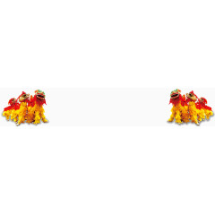 传统中国风节日舞狮