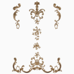 精美欧式金属边框花纹