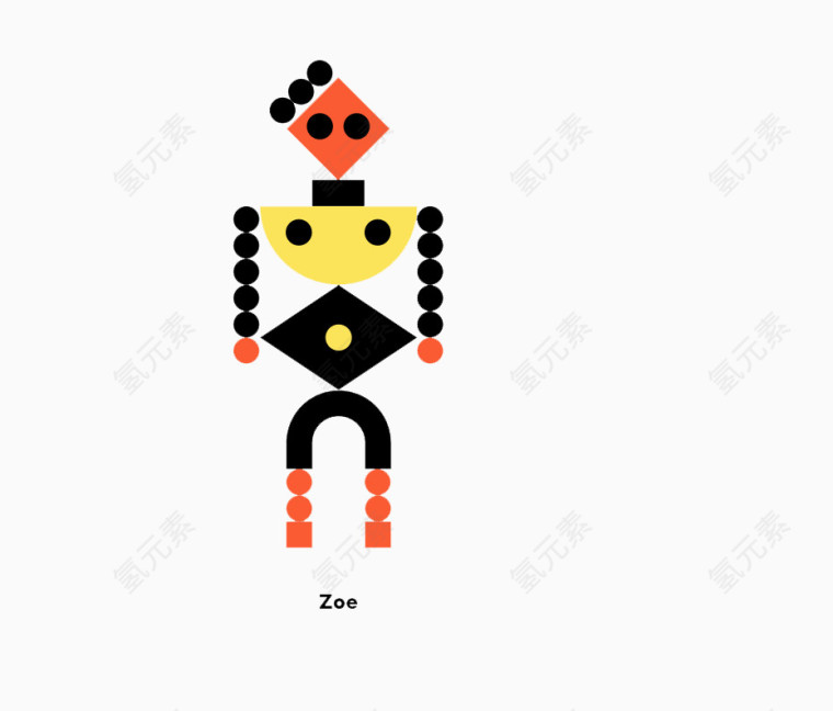 创意设计机器人图