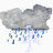 暴雨天气图标