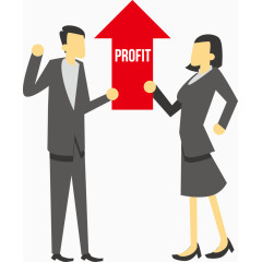 简约商务人士卡通矢量素材