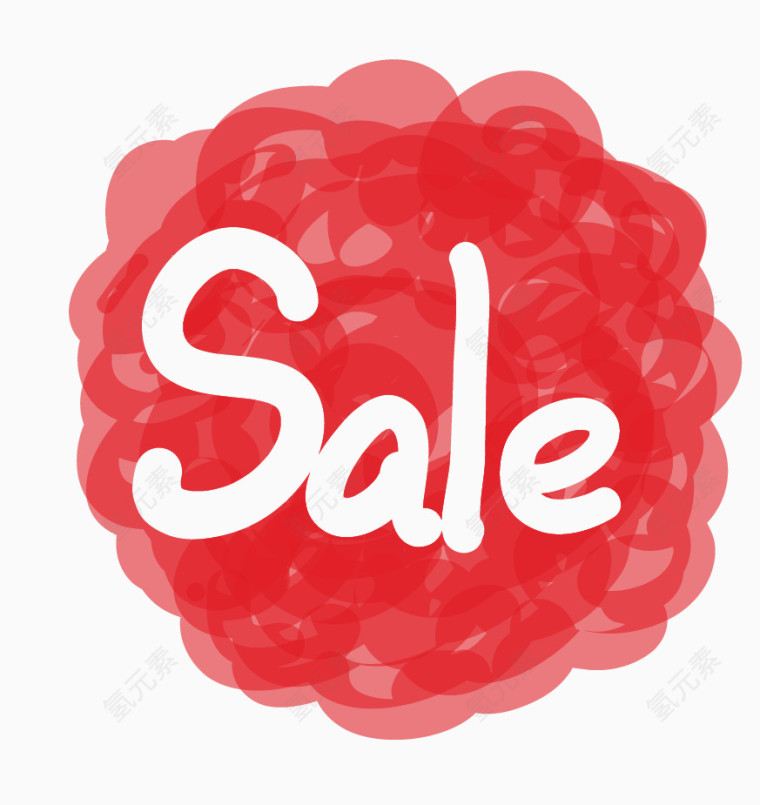 SALE手绘涂鸦矢量素材