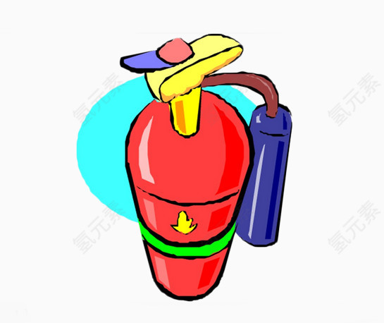 灭火器简画