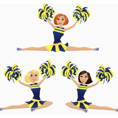 活力激情的啦啦队