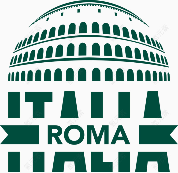 矢量环游世界roma