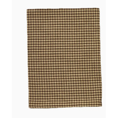格子毛巾