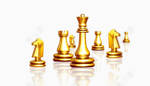 企业文化金色棋子