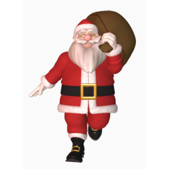 卡通手绘圣诞老人