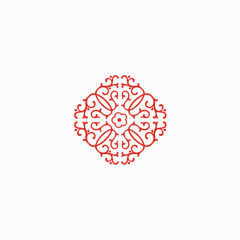 经典窗花剪纸艺术素材