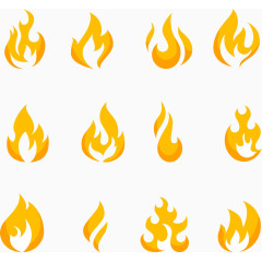 卡通火焰图标图片